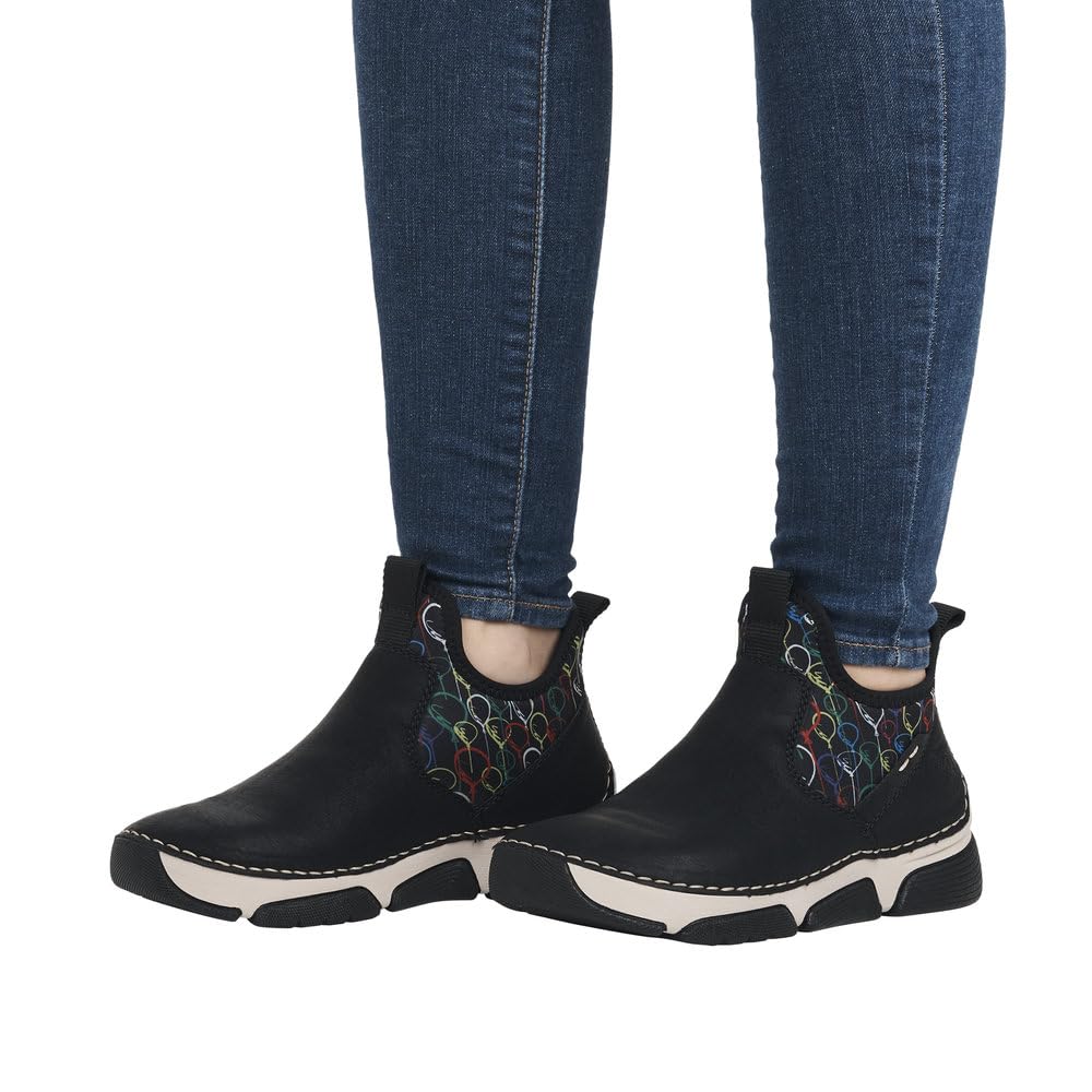 Rieker Damen Slip-On Sneaker 45957, Frauen Halbschuhe