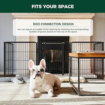 FXW Dog Gate, Extra Wide Adjustable for Openings Up to 5.56 m, 80cm(H)