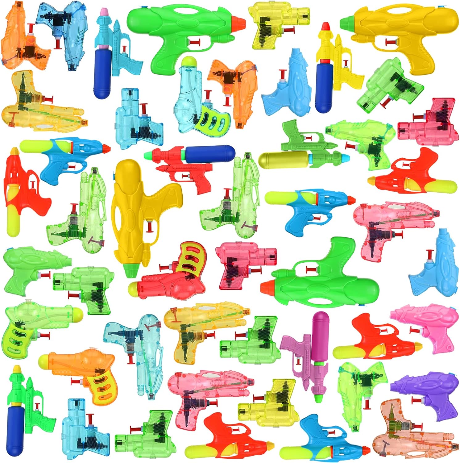 50 Pcs Water Guns for Kids Adults Bulk Water Guns Toys