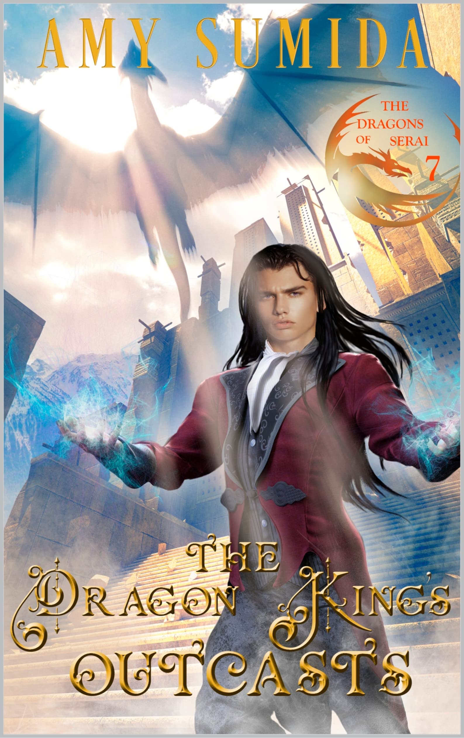 The Dragon King's Outcasts: An M/M/M Fantasy Romance (The Dragons of Serai Book 7)