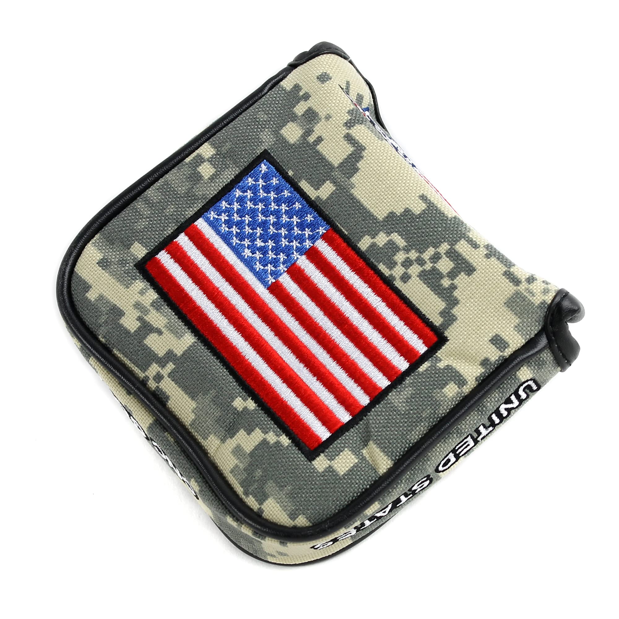 Heavy Duty Magnetic USA Military Mallet Putter Cover for Scotty Cameron Odyssey 2ball Taylormade