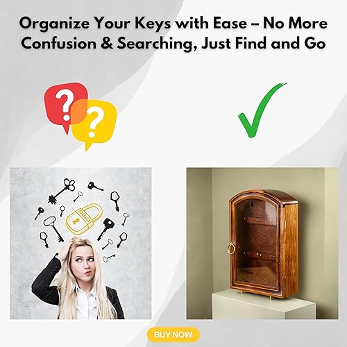 Miniatura 5 de Nagina International Gabinete decorativo de madera hecho a mano para llaves  Caja de llaves  Regalos náuticos