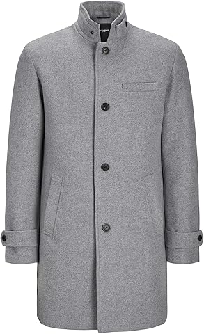 JACK & JONES Jjemelton Wool Coat Sn Abrigo de lana Hombre (Pack de 1)