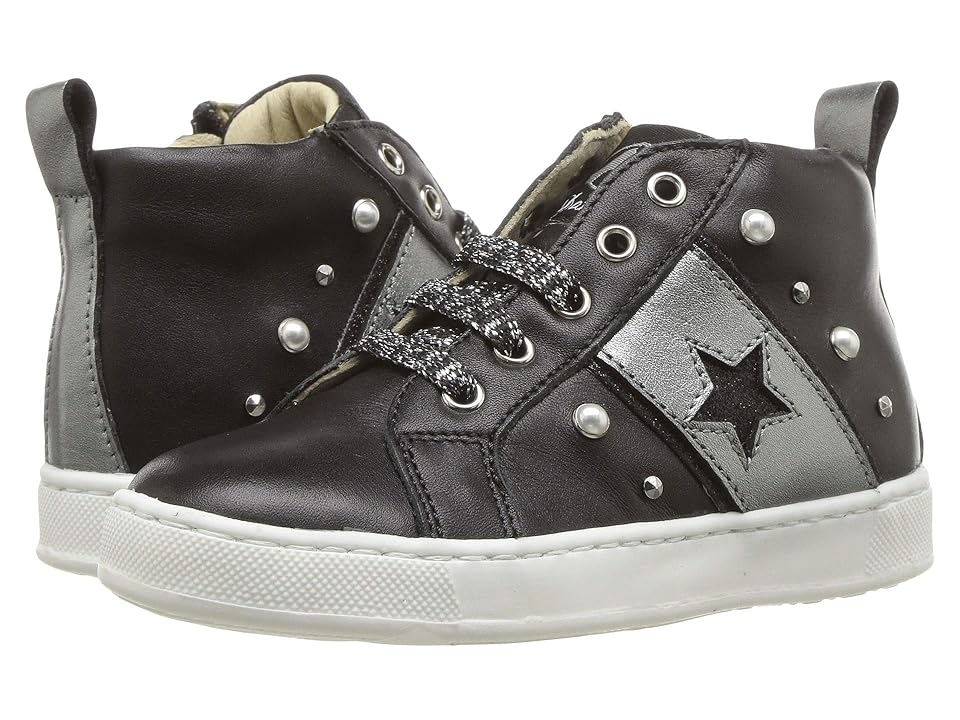 

Naturino Liegi AW18 (Toddler/Little Kid) (Black) Girl's Shoes