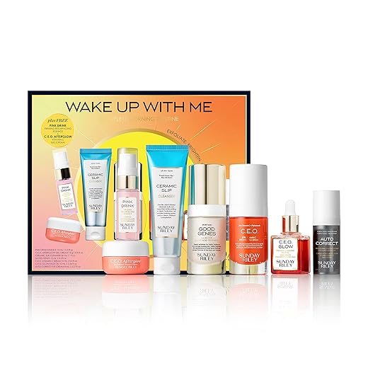 Sunday Riley Wake Up With Me Complete Brightening Morning Skincare Set, 1 ct.