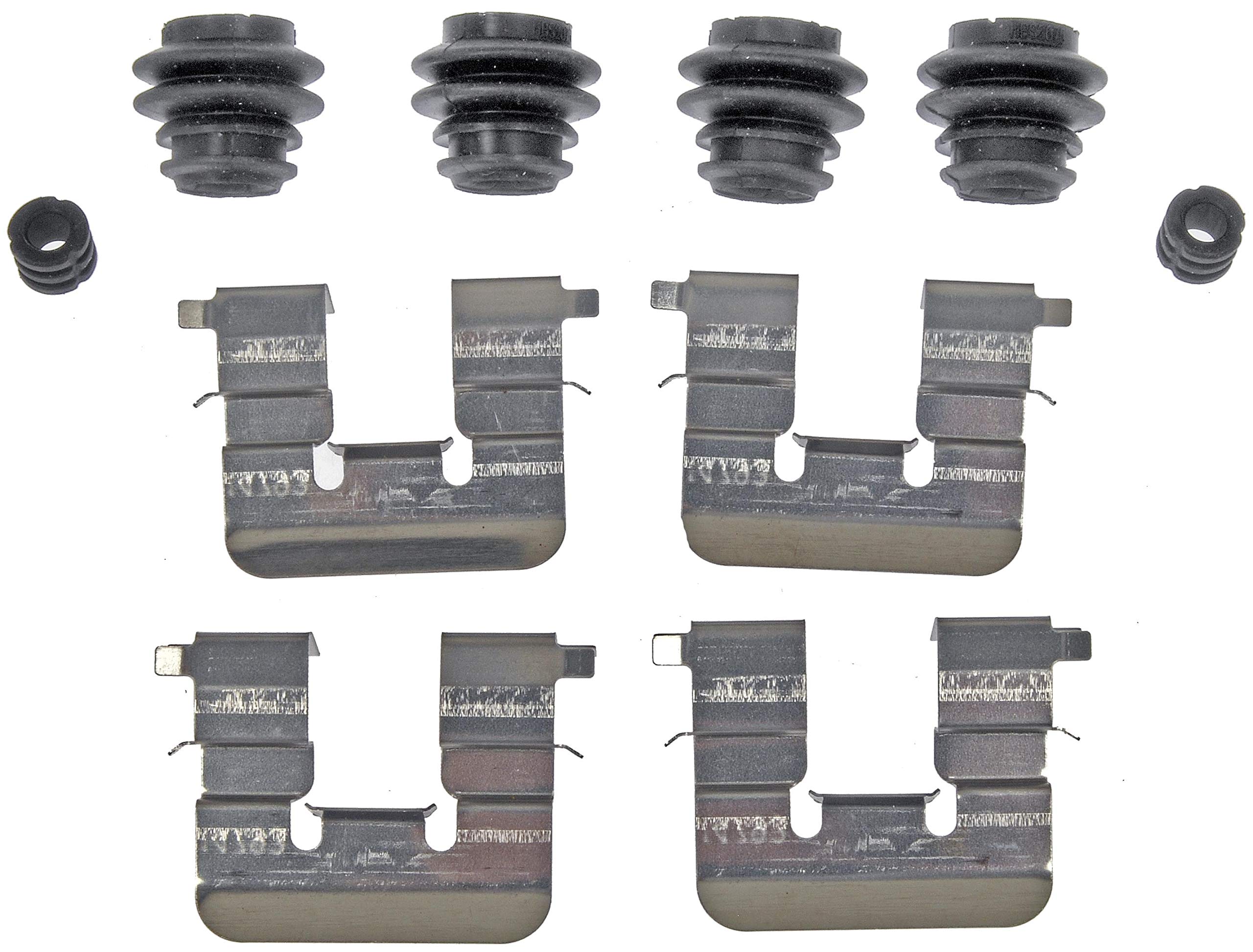 Disc Brake Hardware Kit - Disc Brake Hdw Kit - Disc Brake Hardware Kit - Brake Bolt Kit - This disc brake hardware kit is designed to match the original hardware required to repair the disc brake on specified vehicles. Made of quality components, this kit is engineered for reliable performance and durability. - Hyundai Sonata 2015, Hyundai Veloster 2015-12, Kia Forte 2016-14, Kia Soul 2015-14 - Dorman HW13776 Rear Disc Brake Hardware Kit Compatible with Select Hyundai/Kia Models