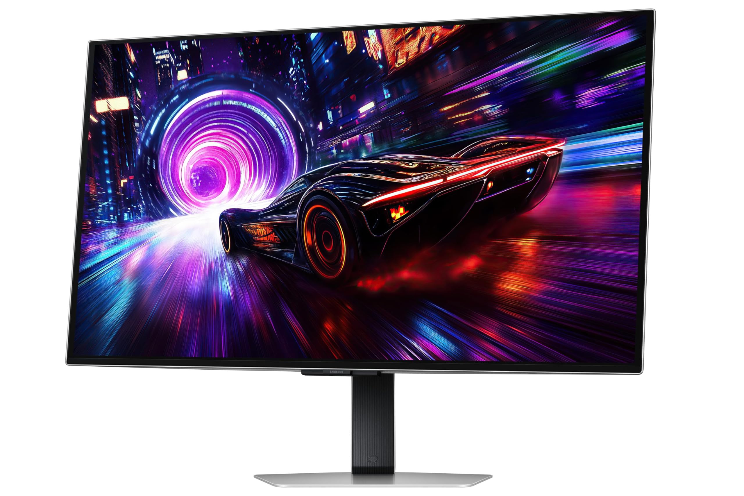 Samsung Écran PC Gaming Odyssey OLED G8-G81SF, Taille 32'', Résolution 4K (3840x2160), 240Hz, 0,03ms, 2xHDMI, DP, Ajustable en Hauteur, Orientable, Pivotable, Inclinable, LS32FG816SUXEN