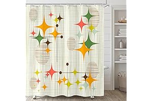 Mid Century Modern Shower Curtain