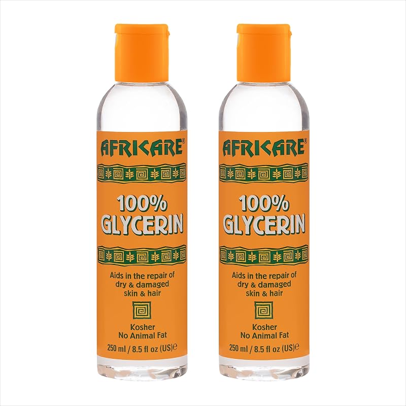 COCOCARE Africare Glicerina 100%, 2 frascos de 251 mL