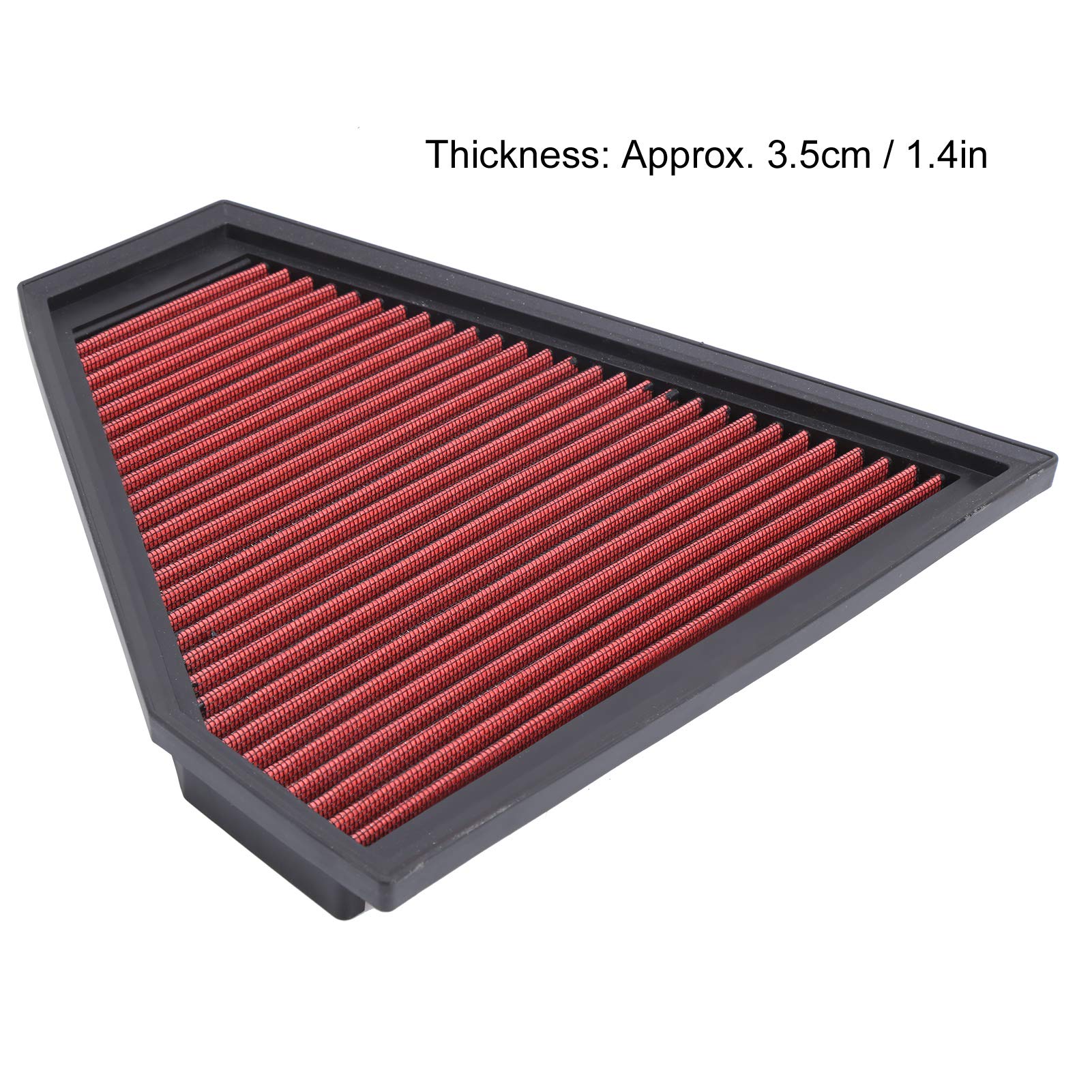 Panel de filtro de aire 2332, filtro de aire reutilizable lavable de aluminio, accesorio de filtro de aire de repuesto de alto rendimiento con excelente filtración para mayor