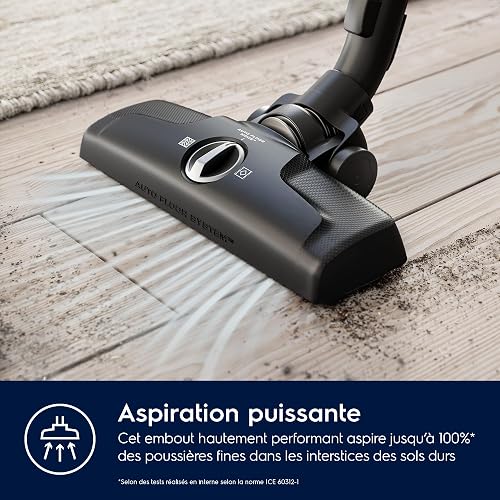 Electrolux 600 Animal, Vacuum Cleaner with Bag, Pet Hair Kit, 50% Recycled Plastic, Hygiene Filter 12 Washable, Cord 12 m XXL, EB61A5UG, Grey - 8