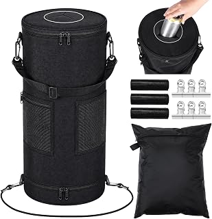 Portable Boat Trash Can with 13 Gallon PVC Pockets Bags Odor Leak Resistant Storage for Boats, Reusable Camping Garbage Bag, Easy to Install Clean Fishing, Kayak, Pontoon Accessories