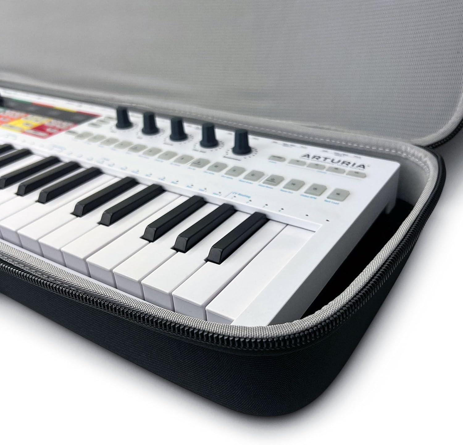 ANALOG CASES Arturia KeyStep Pro/MiniFreak Case - Custom-Fitted Compact PULSE Hard Case for Travel