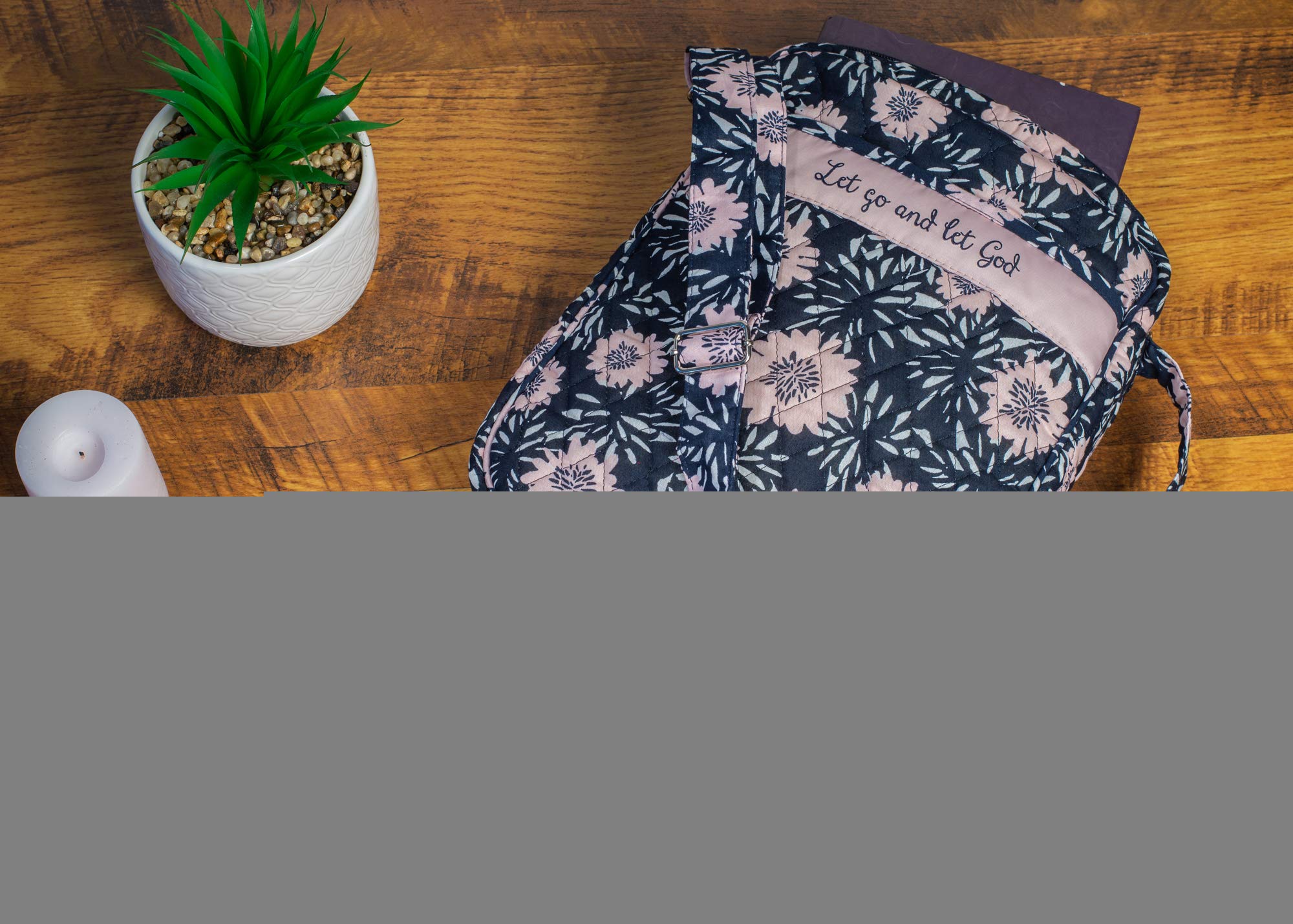 Sac fourre-tout en coton fait main à imprimé bloc : sac de voyage matelassé à fleurs - France