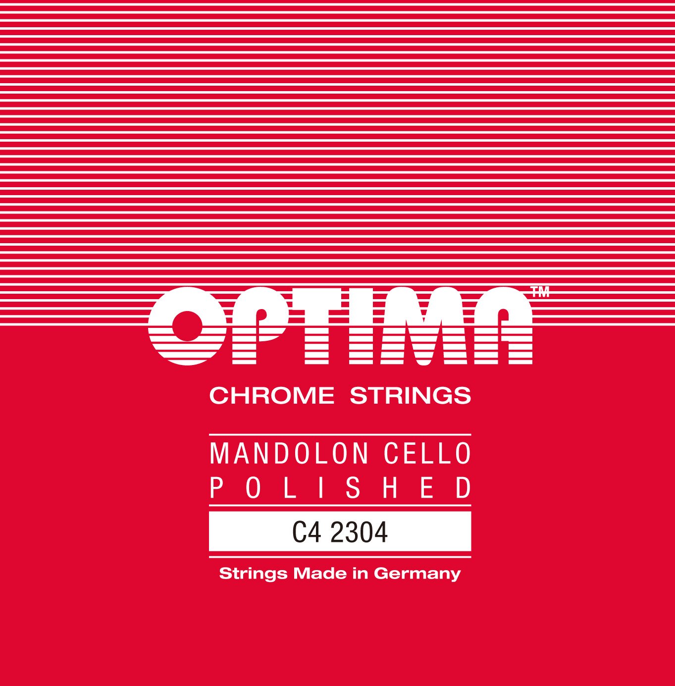 OPTIMA Mandocello String Red 4C (2 Pieces) No. 2304