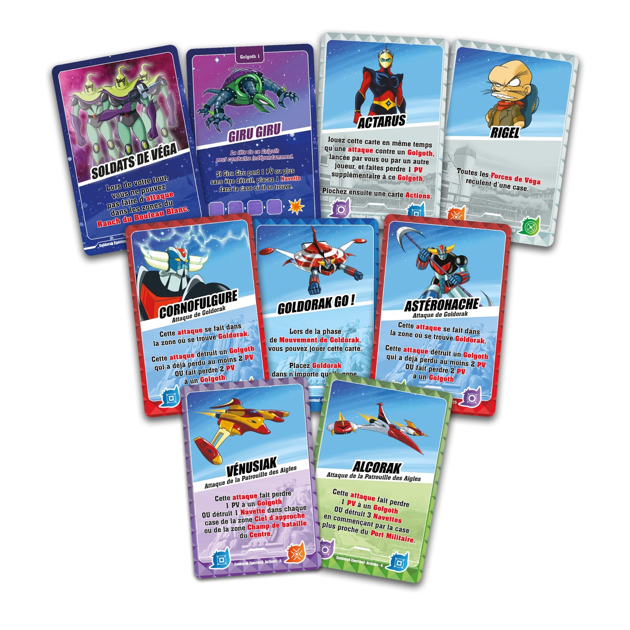 Goldorak XperienZ - Le Jeu | Jeu de société | Jeu de plateau | Goldorak | Ufo Robot Grendizer | Entre amis et en famille | Coopératif | Stratégie | Licence officielle | Animés de notre enfance