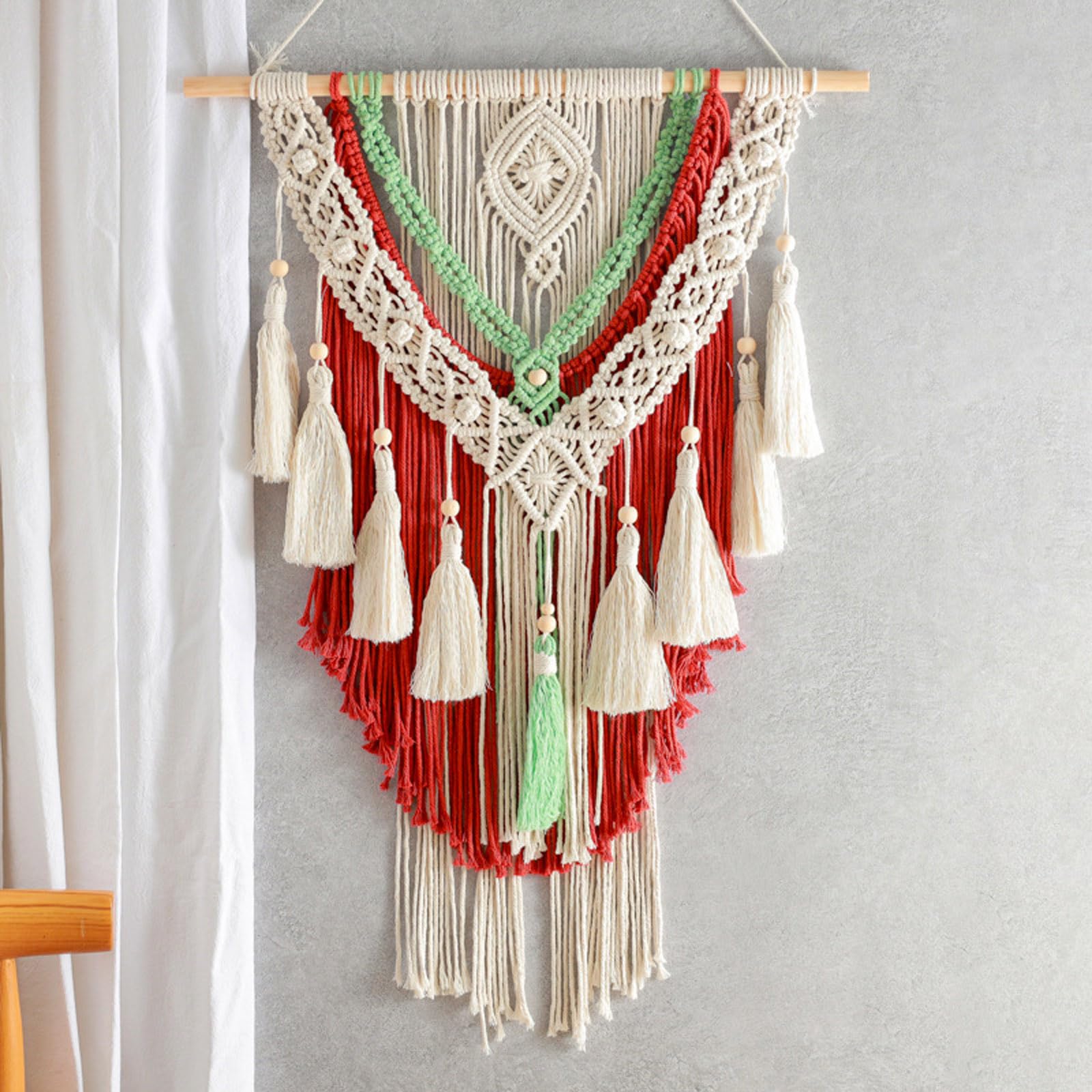 Acchiappasogni fatto a mano in cotone tessuto a rete decorazione da parete decorazioni per la casa ornamenti artistici artigianali