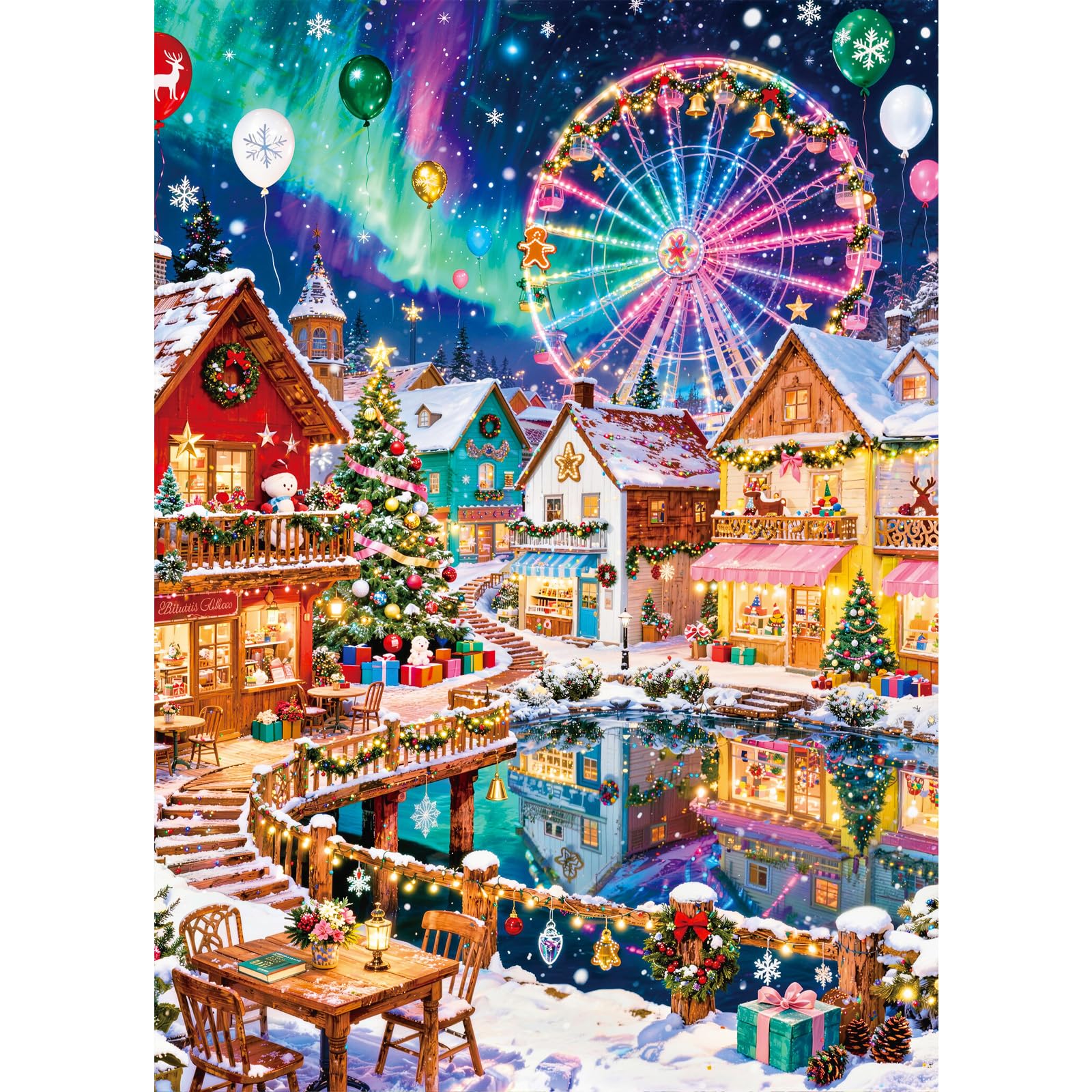 Jigsaw Puzzles For Adults 1000 Fantasy Christmas Eve โ image 1