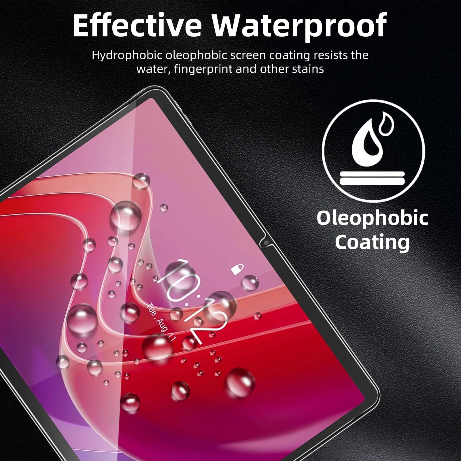 Pellicola Protettiva in Vetro Temperato 9H per Lenovo Idea Tab 11 Pollici / Tab M11 / Tab K11 (11"), 2 Pezzi, Anti-graffio