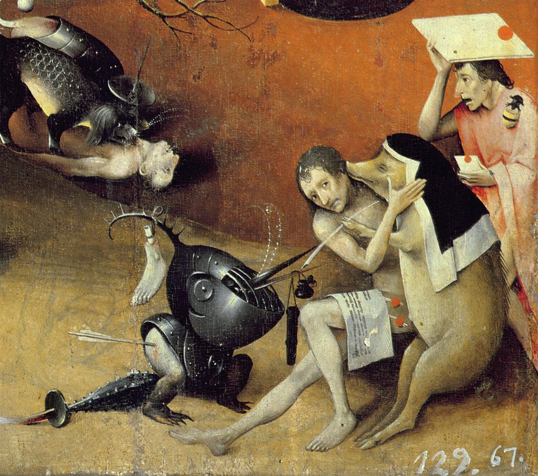 POSTERIIk Famous Animal Posters Vintage Picture Adoration of the Magi. by Hieronymus Boske Modern Wall Decor for Home Decor 60x90cm