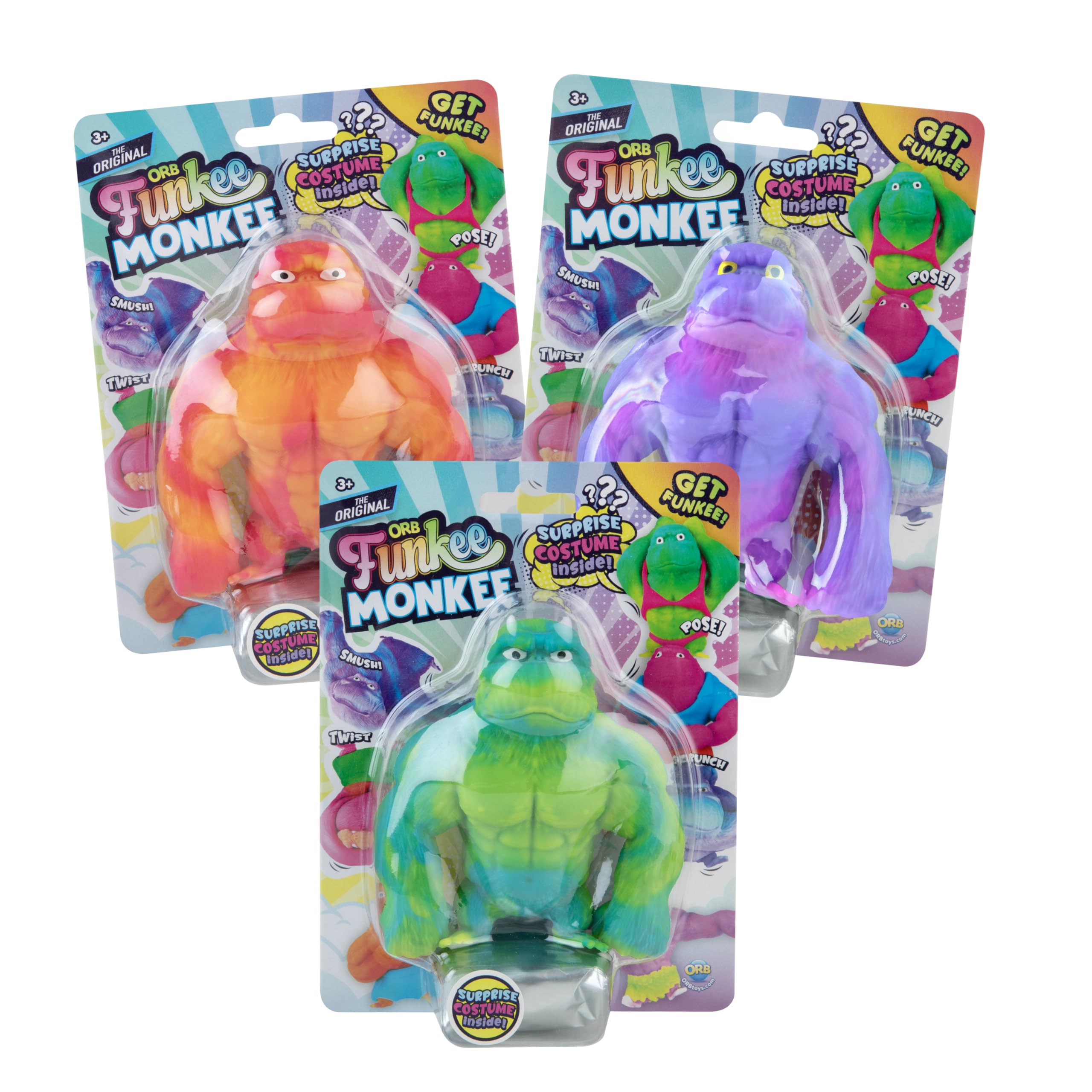 Amazon.com: ORB Funkee Monkee Mega Surprise 3 Pack - These Funny