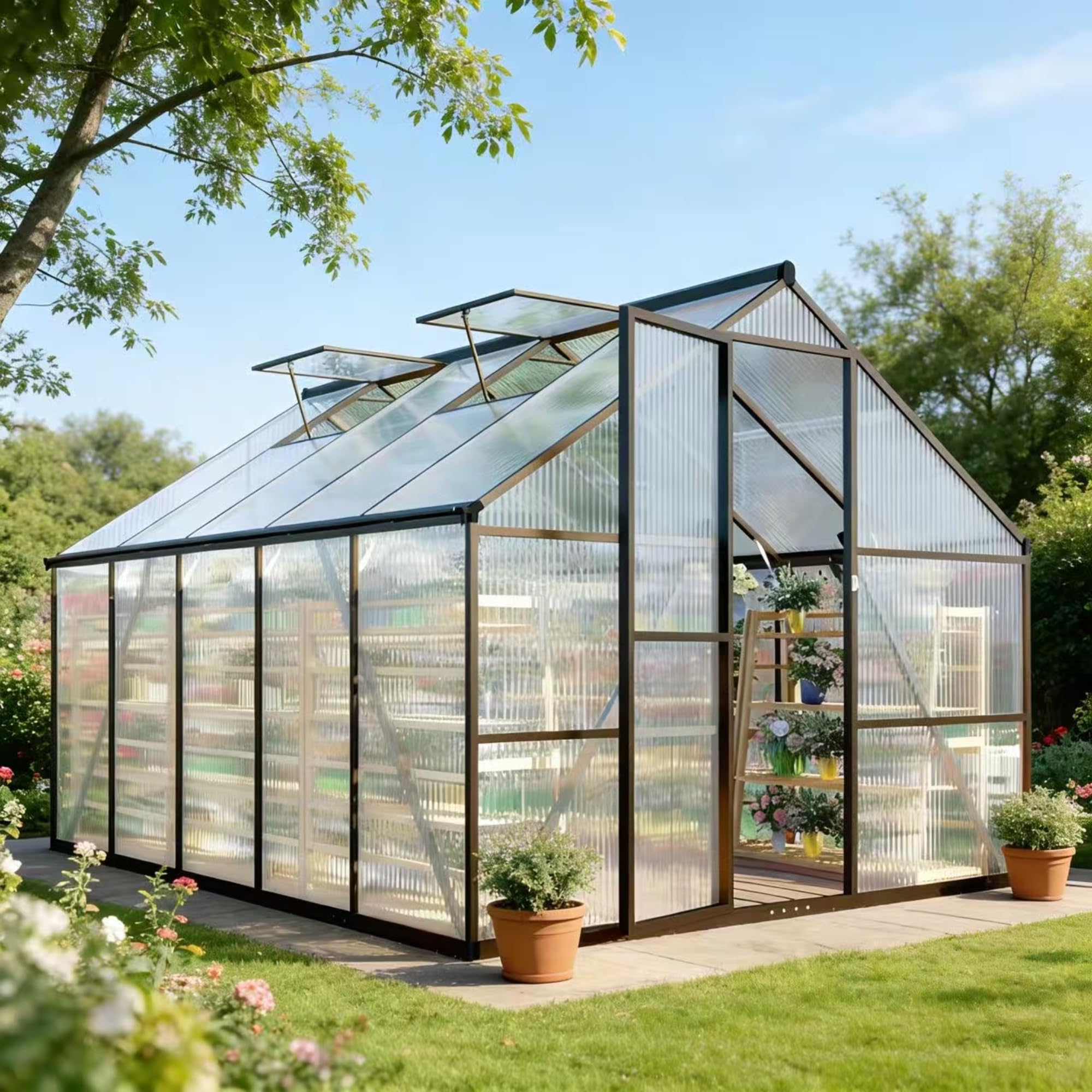 FLY BY YAN 8x10 Charcoal Greenhouse