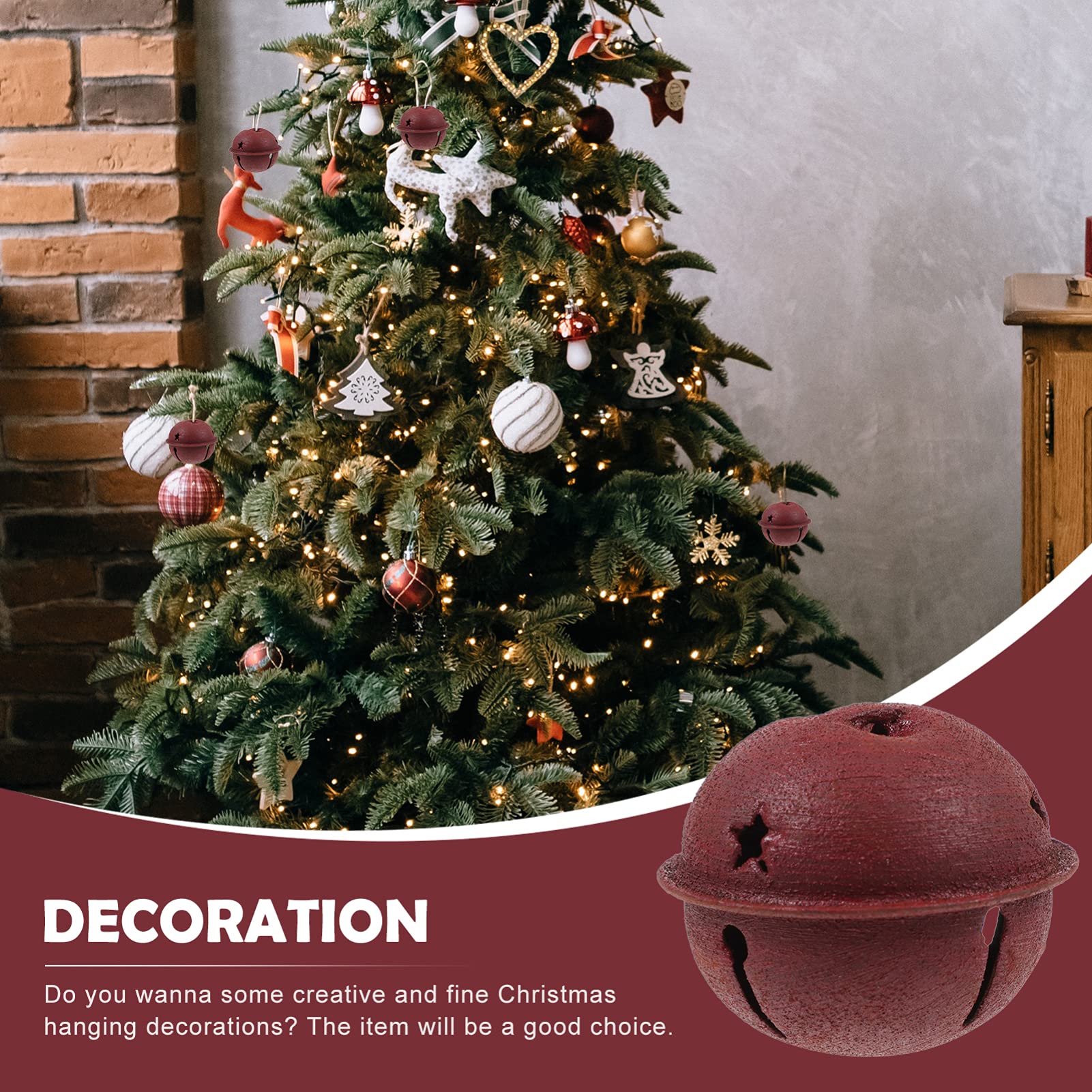 Campanella a mano, campanelle, campanelle for la casa, 150 pezzi Campane di Natale Campana dell'albero di Natale Ornamenti Decorazioni Campane di Natale Ornamenti Campane di Natale for l'artigianato O
