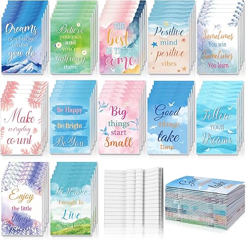 Miniatura 8 de Geelin Bloc de notas inspirador, regalos de agradecimiento, mini cuaderno motivacional, diario de oración de bolsillo pequeño, regalos de escritura
