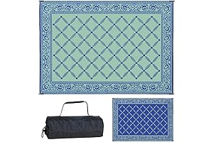 Chic Outdoor Rug: 9x12 Ft Straw Mat for the Ultimate Alfresco Haven
