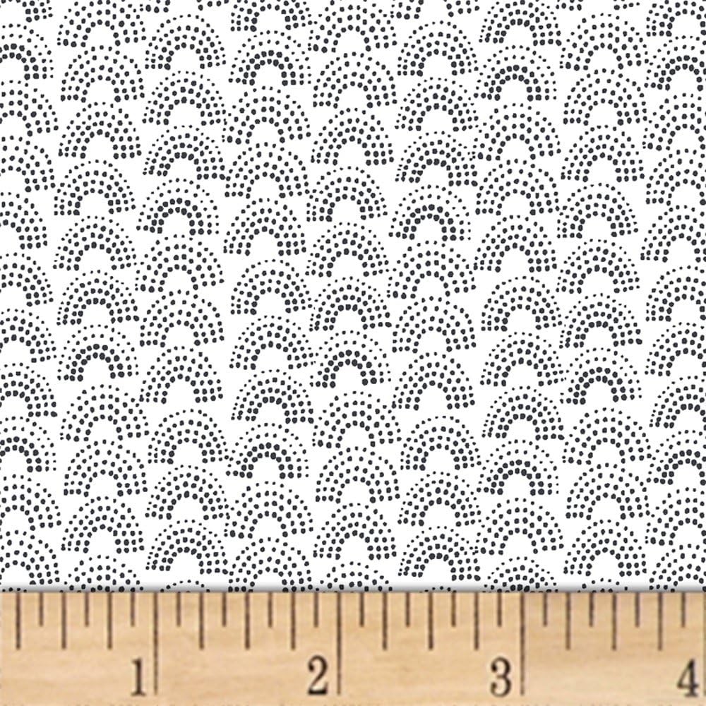 Windham Fabrics Slate Lotta Jansdotter Lemmikki Lilla Jousi Fabric by The Yard
