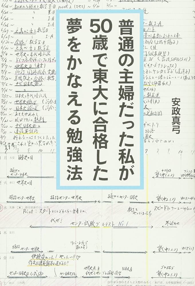 Amazon.co.jp: 普通の主婦だった私が50歳で東大に合格した夢を