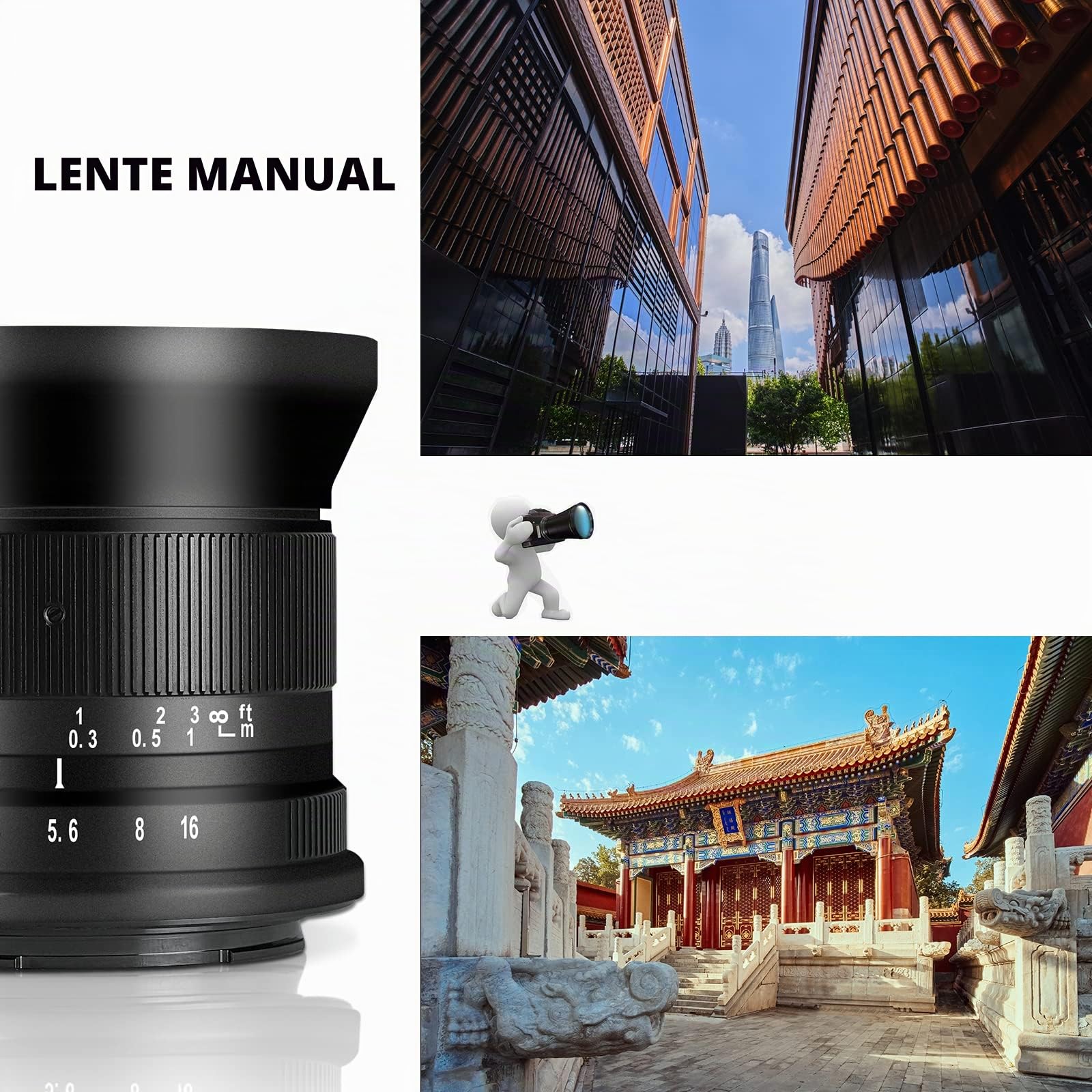 7Artisans - Lente de Enfoque Manual APS-C de 12 mm F2.8 Mark Ⅱ Ultra Gran Angular APS-C Compatible con cámaras Sony E-Mount Mirrorless A6500 A6300, Color Negro
