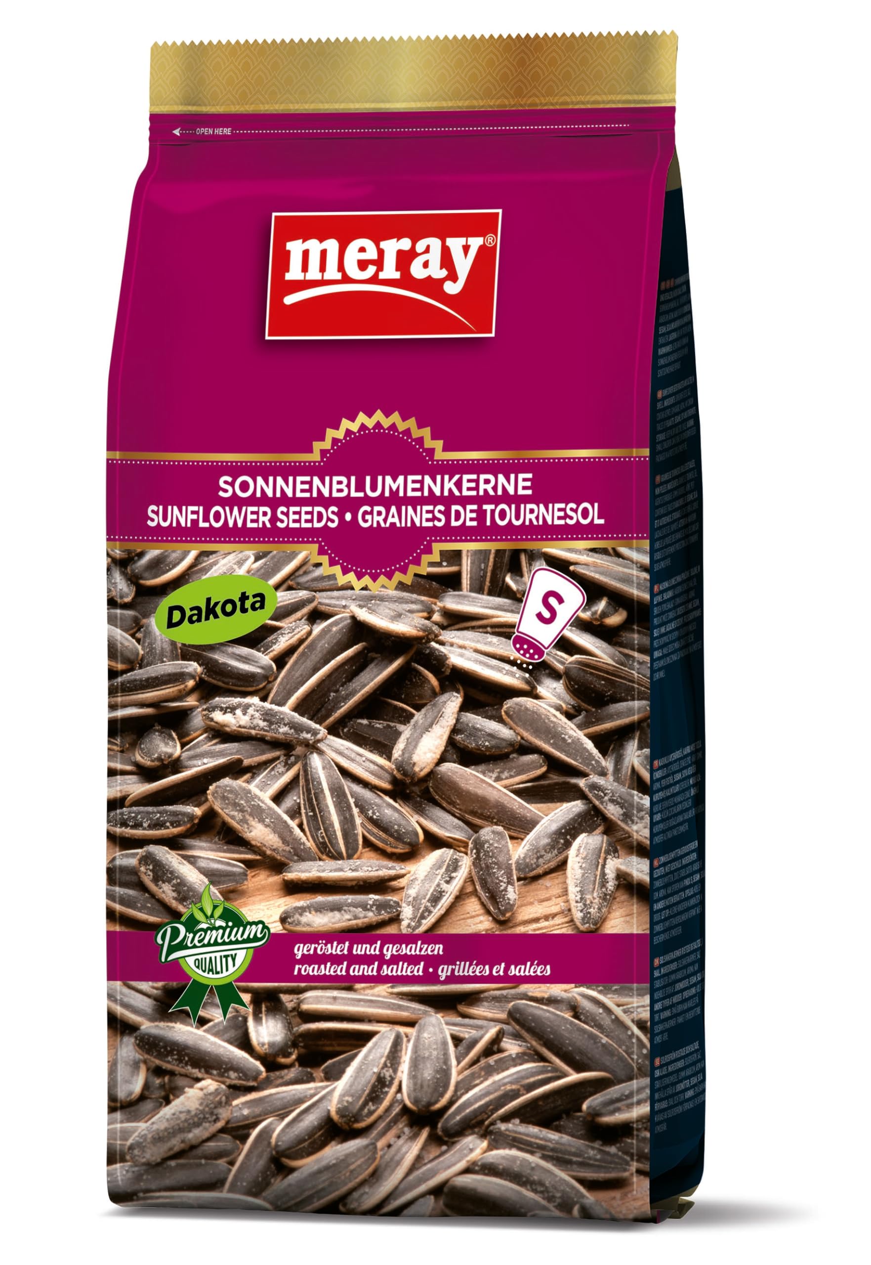 MERAY Dakota Sonnenblumenkerne Geröstet & Gesalzen 250 g