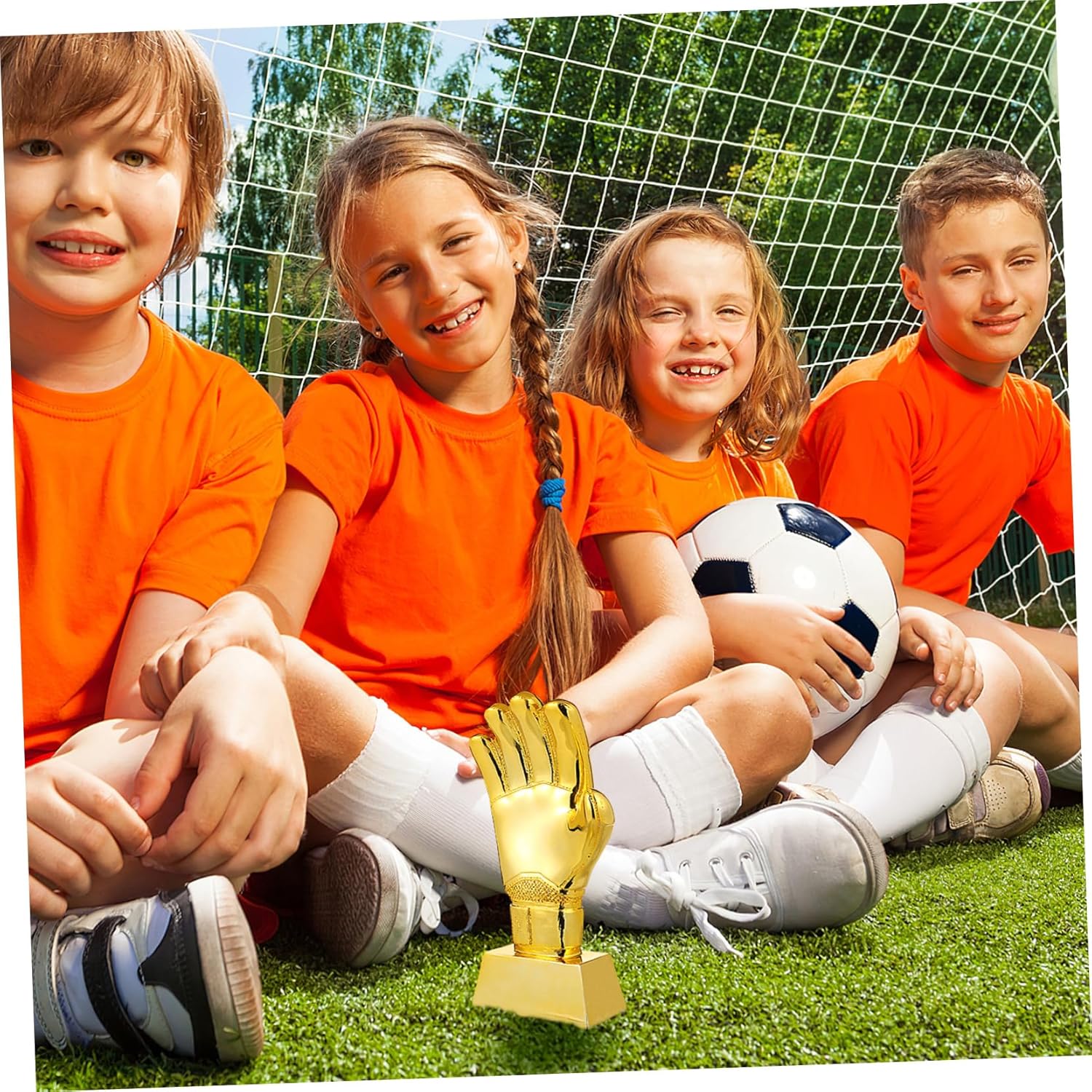 BESPORTBLE Goalkeeper Soccer Trophy Glove Award Boys and Girls Soccer Party Favor