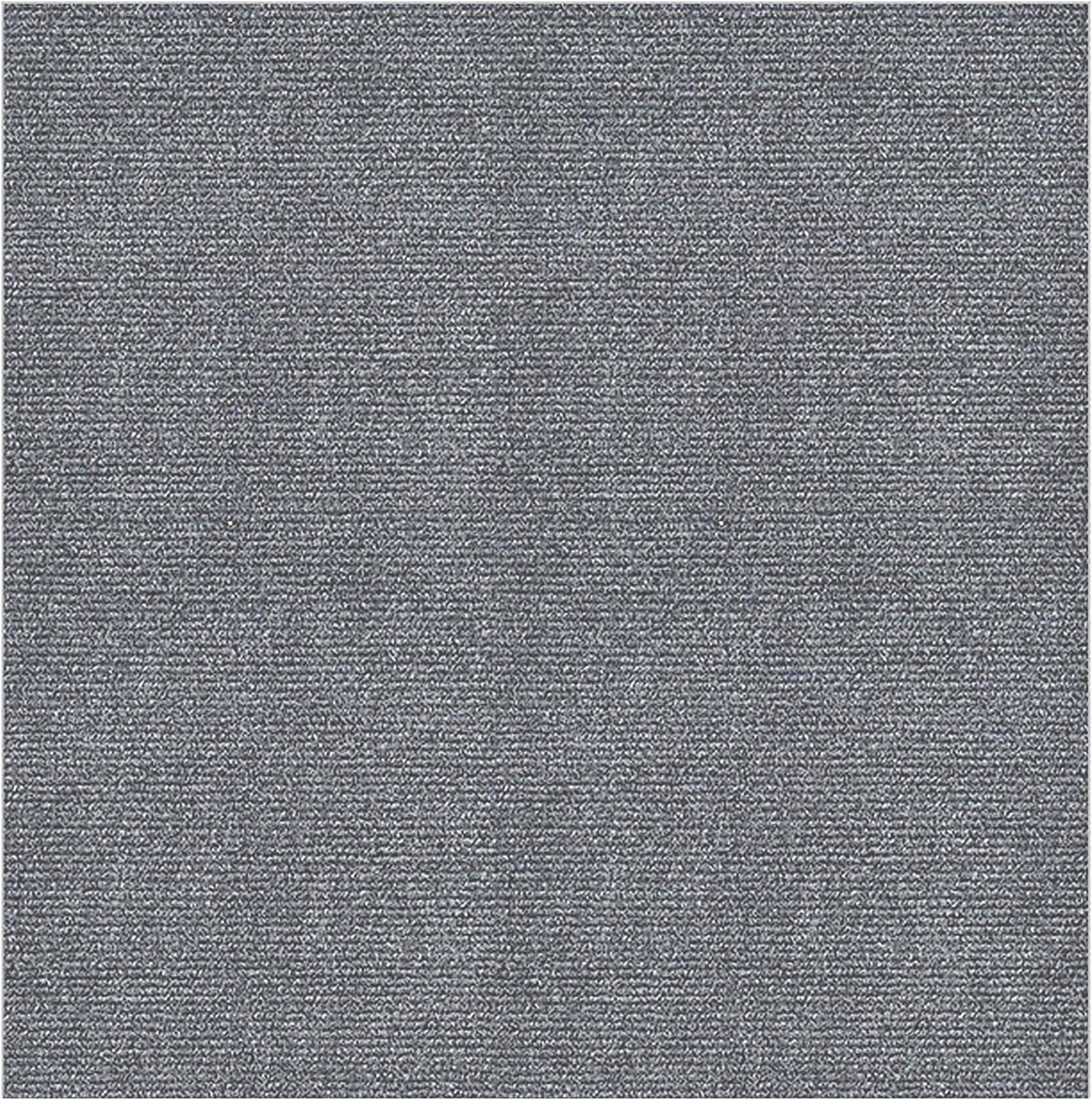 11 PCS SelfAdhesive Squares Carpet, Peel and Stick Carpet Tile, Non Slip Patchwork Floor Mat