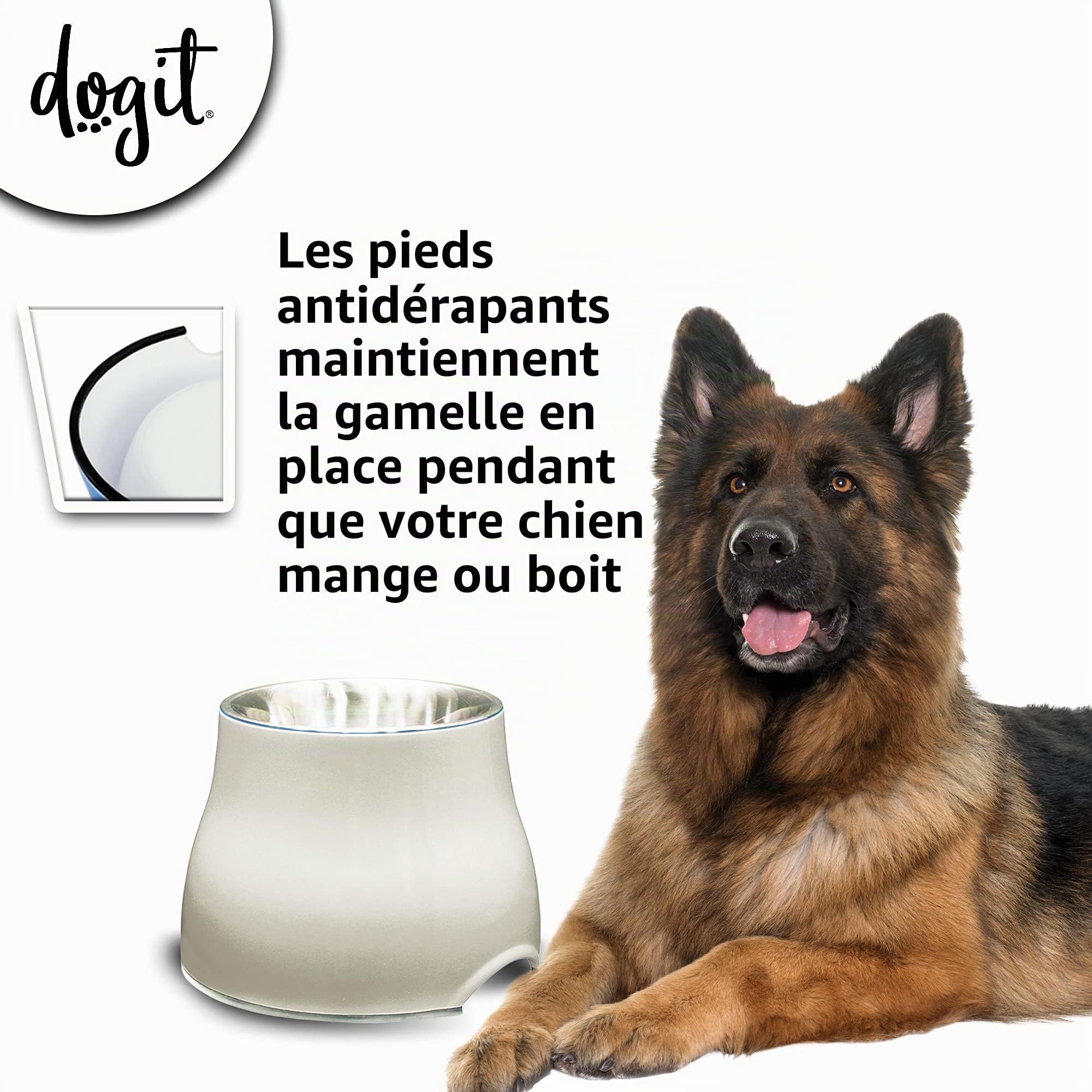 Dogit Gamelle 2 en 1 surélevée pour Chien