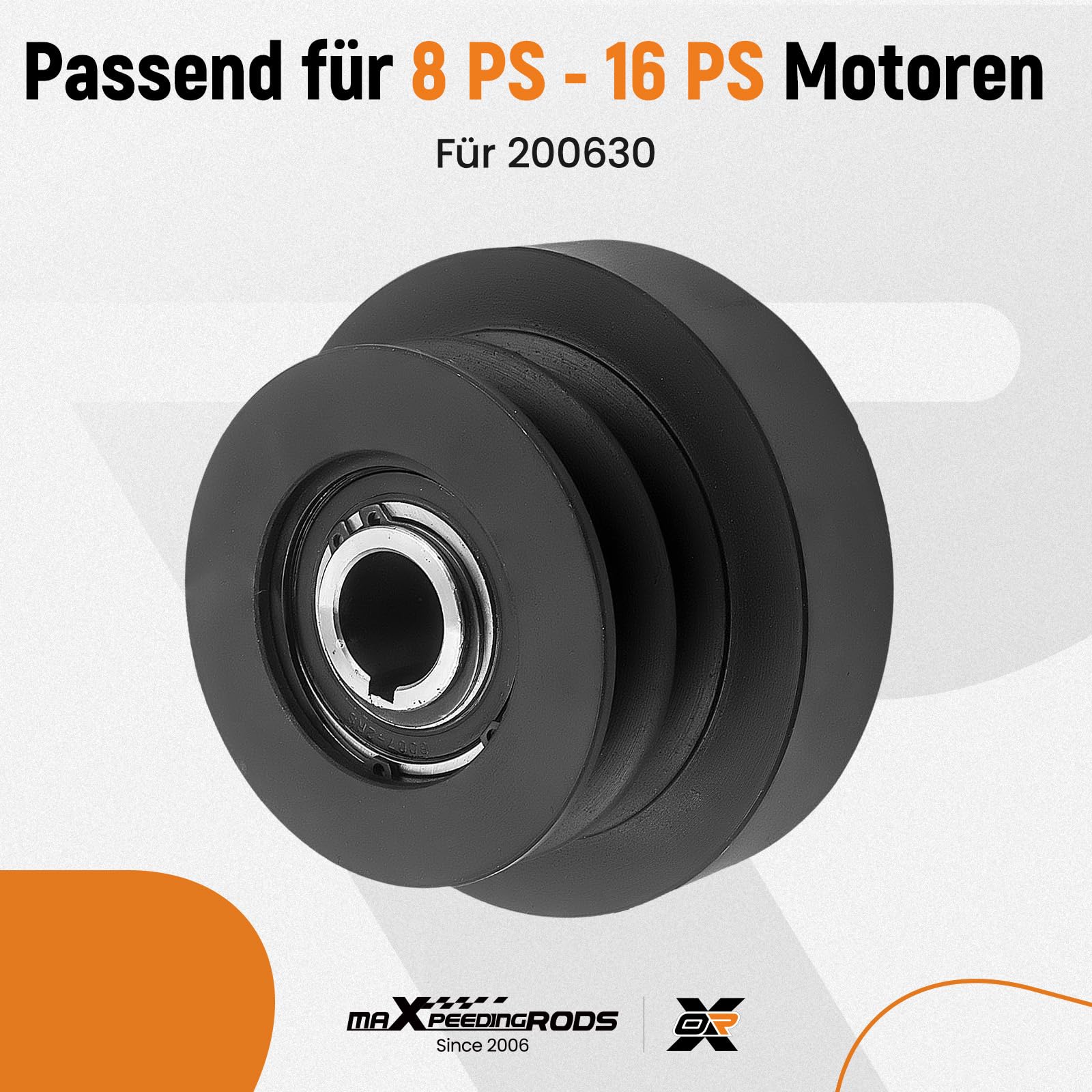maXpeedingrods Kupplung Centrifugal Clutch Pulley 25.4mm für 8-16HP Engine 2000-3600 RPM