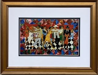Faith Ringgold "Groovin' High 1986" New Custom Framed Black Art