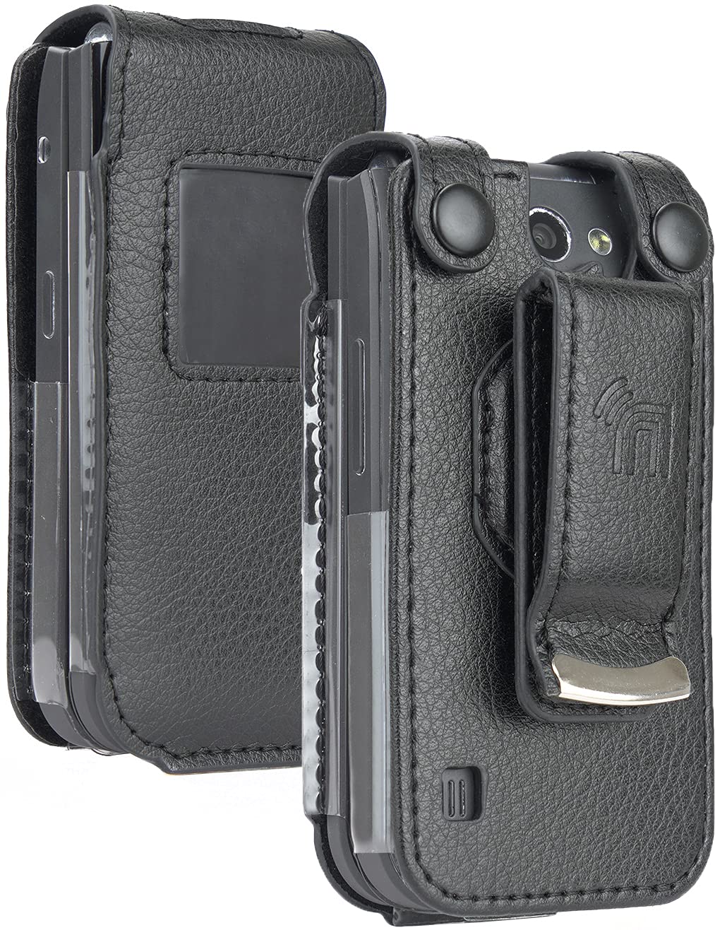 Case for Nokia 2720 V Flip Phone, Nakedcellphone [Black Vegan Leather] Form-Fit Cover with [Built-in Screen Protection] an... - Review, Price and Buying Guide