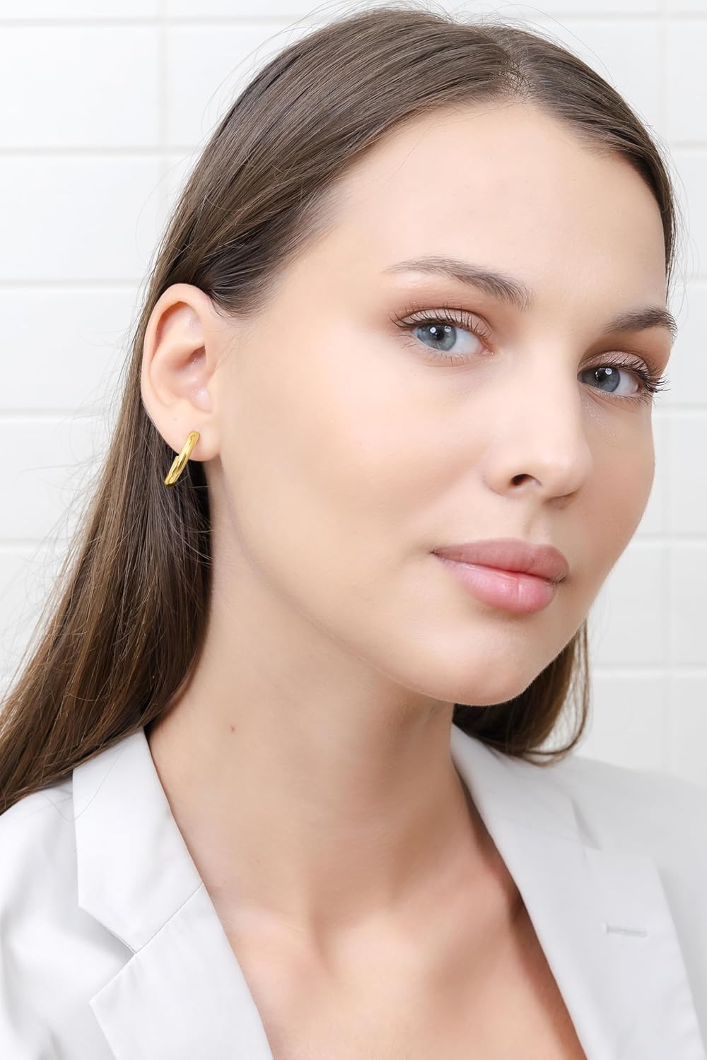 Hoops & Loops 925 Sterling Silver 1.5mm High Polished Round Small Click-Top Hoop Earrings, 15mm-50mm for Women Men Teen Girls | Silver, Yellow Gold & Rose Gold - Image 4