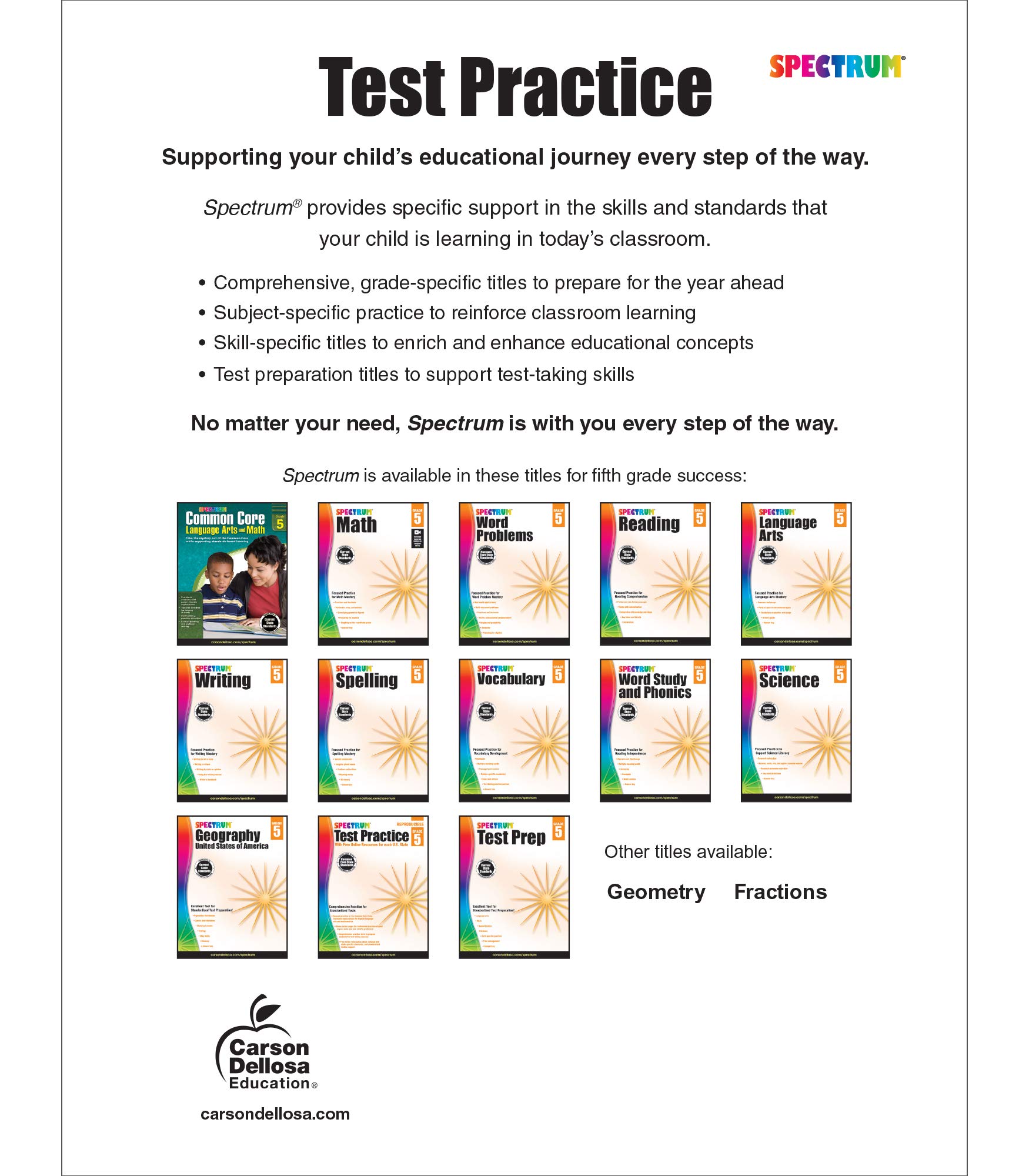 Amazon.com: Spectrum: Test Preparation Amazon.com: Spectrum: Test Preparation