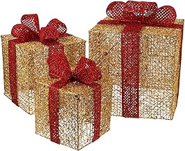 Abaodam 3 Pçs 1 Conjunto Caixa De Brilhante Artificiales Para Presentes Ao Ar Livre Decoração De Mesa De Jantar Adornos De Mesa Adornos De Natal Exclusivos Adornos De