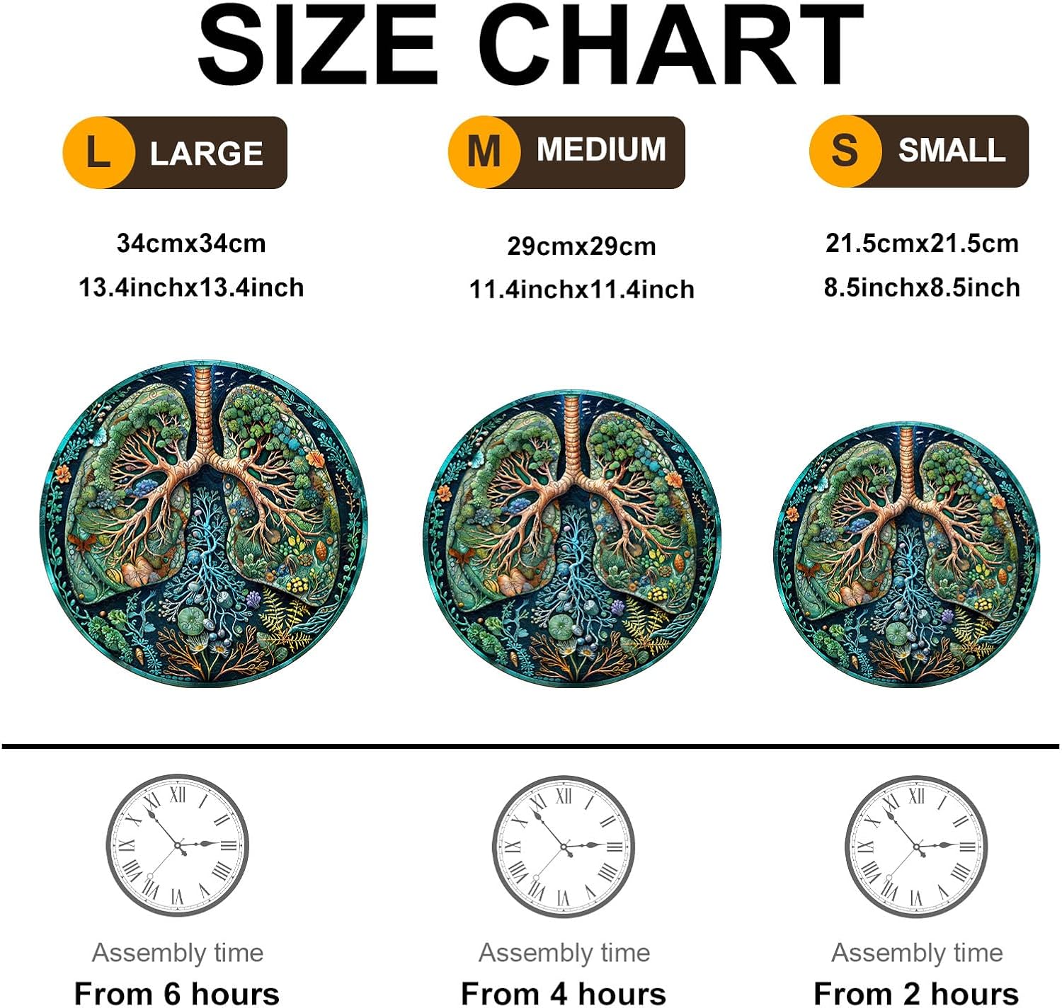 WOODBESTS Wooden Puzzles for Adults (280 Piece, L, 13.4 * 13.4in) Breath of Nature Wood Puzzle Adult, Unique Wooden Animal Jigsaw Puzzles, Family Game and Birthday Gifts for Friend
