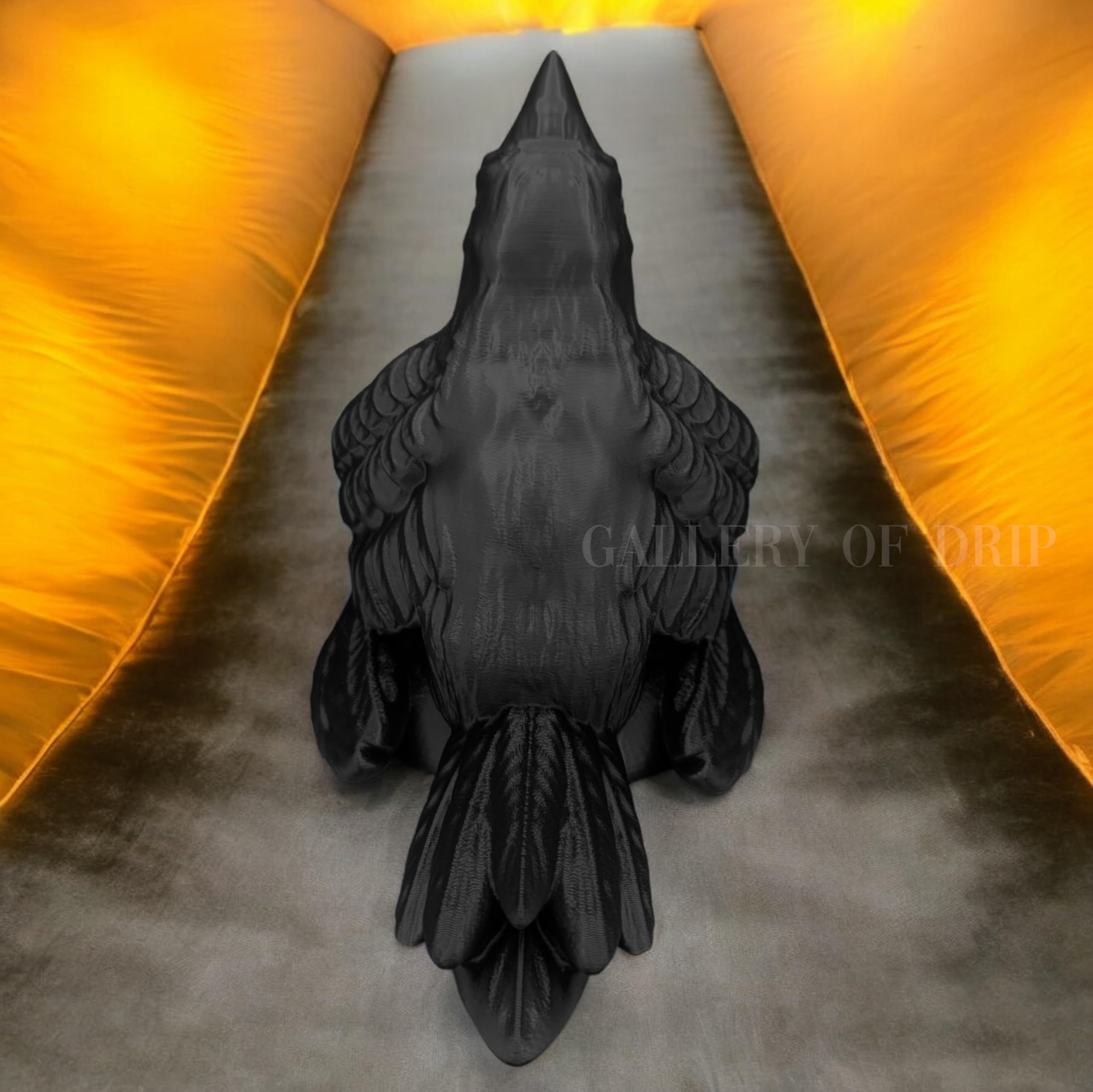 Incantevole torre di dadi Raven per appassionati di giochi di ruolo, accessorio perfetto per dungeons and dragons, ideale per DND, corvo, uccello, gotico, dadi e regali, Warhammer, giochi fantasy, da