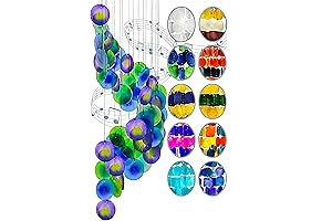 Bellaa Peacock Wind Chimes: Symphony of Beauty for Your Outdoor Oasis