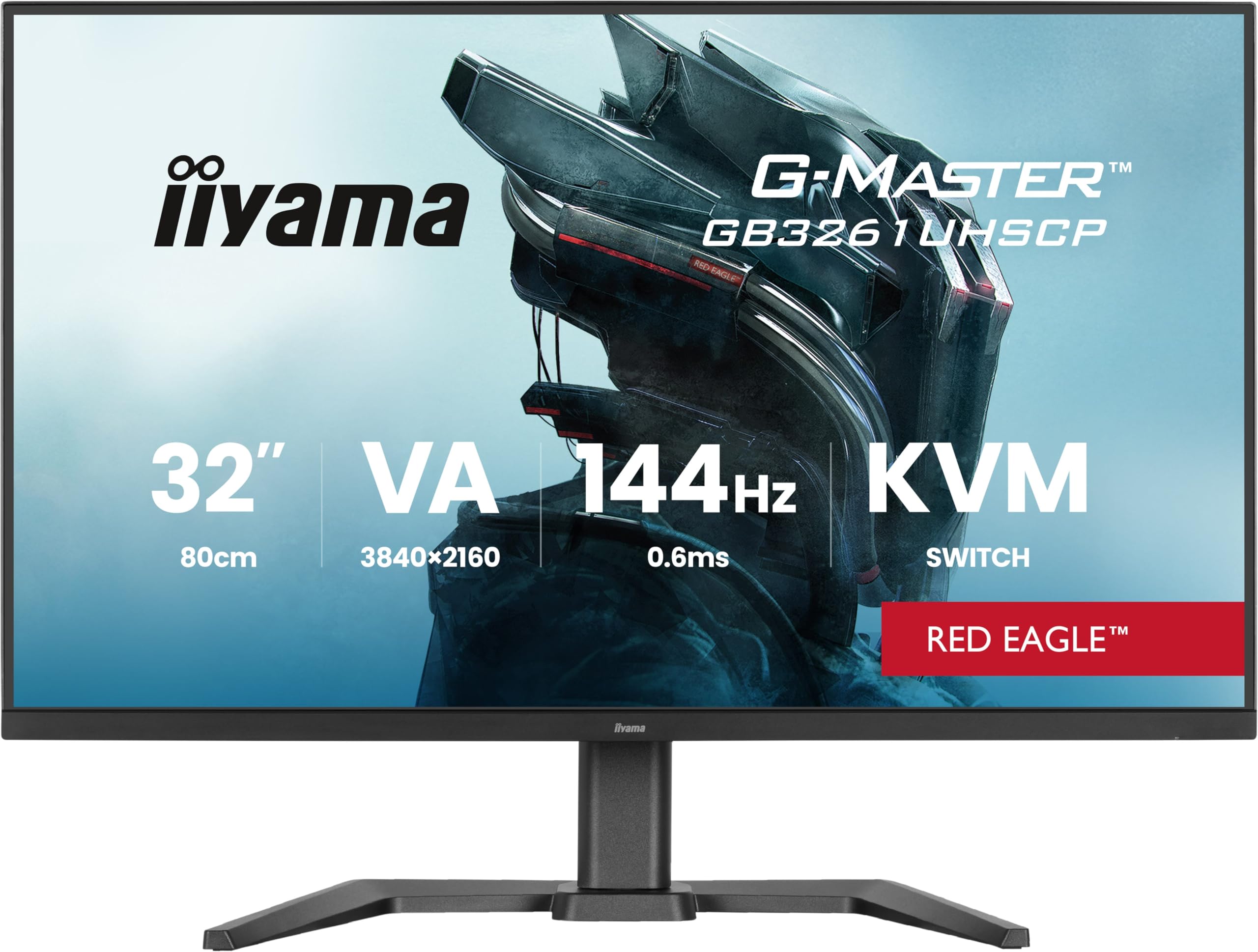 iiyama GB3261UHSCP-B1, 31.5", IPS, 3840x2160/144Hz, 2H1DPType-C, PD95W .KVM HAS