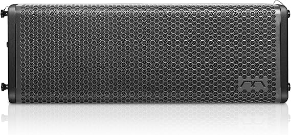 Sound Town Mode Audio 2 Pairs of Dual 8 3-Way 1900 Watts Full-Range Variable Curvature Line Array Loudspeaker, with Neodymium Drivers, Bi-Amp, Baltic Birch Plywood, Black (FILA-28LMH-2PRS)