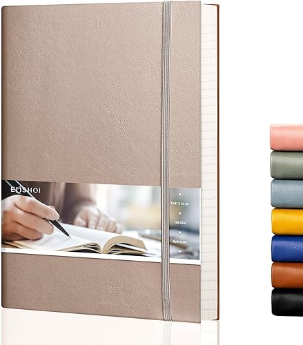 Miniatura 8 de EMSHOI Cuaderno de viñetas de puntos, 192 páginas numeradas B5, cuaderno grande de composición de cuadrícula de puntos con papel punteado grueso de