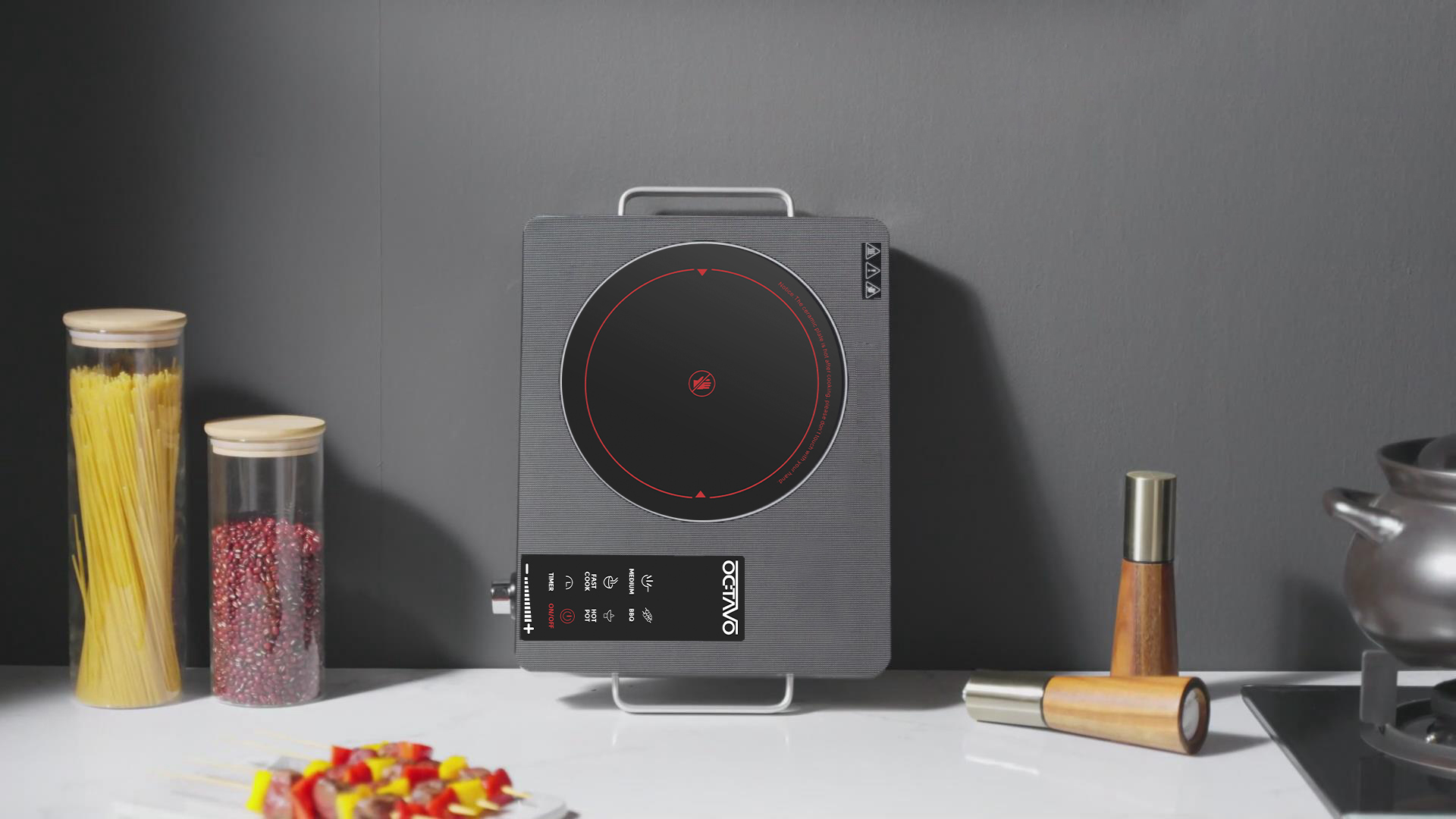 Amazon.com: OCTAVO 1800 Watt Portable Infrared Burner, electric