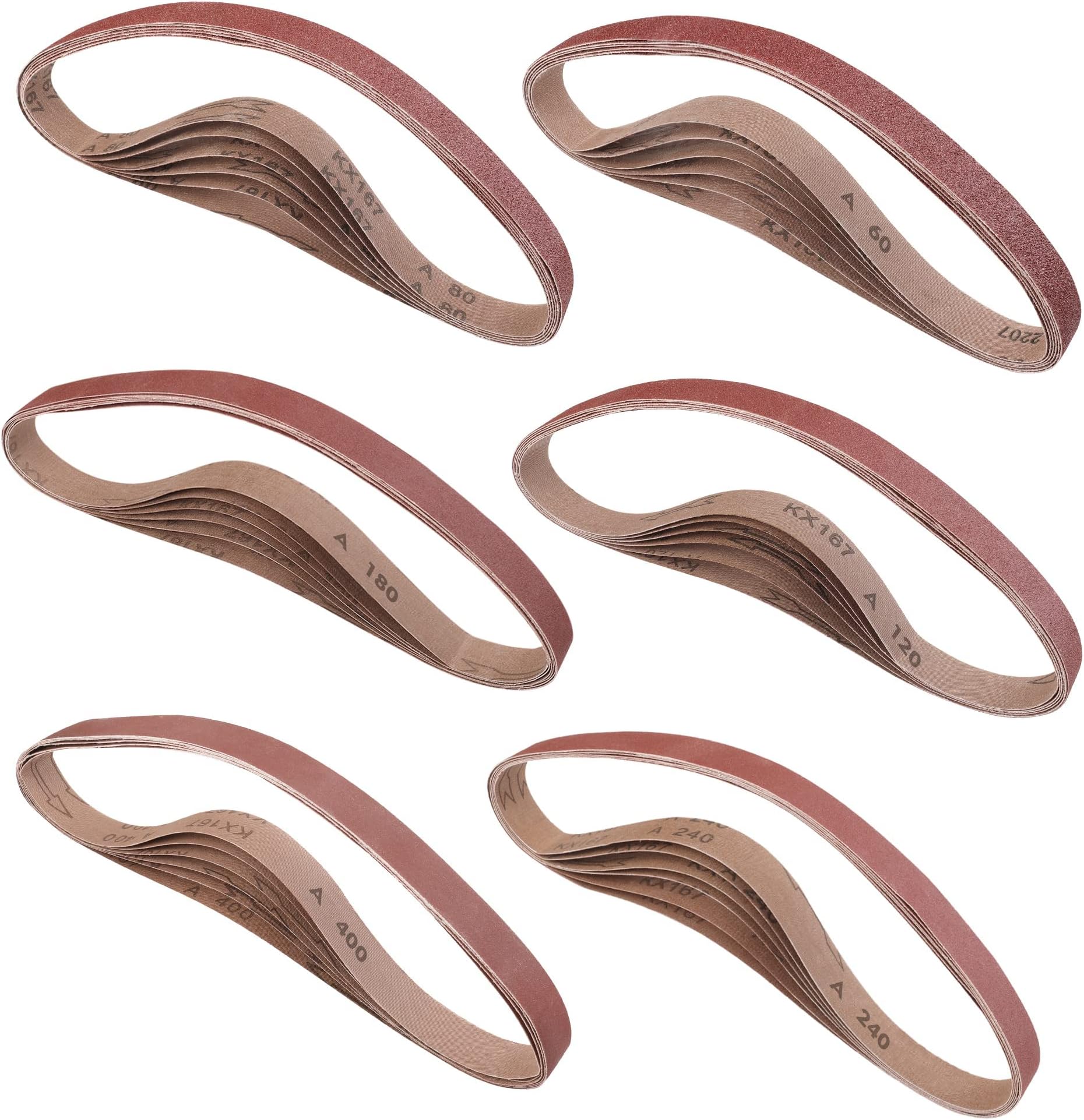 Red Label Abrasives 1 x 30 Inch Knife Sharpening Sanding Belts 1000